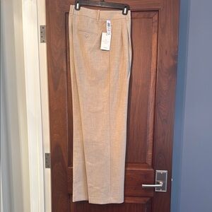 Wilfred Tan Dress Pants Tailored Classic Style